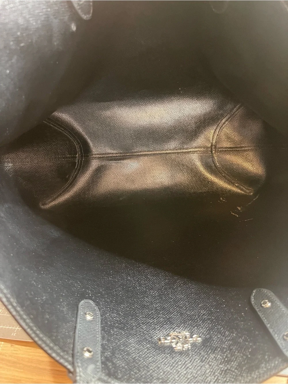 Coach turquoise tote